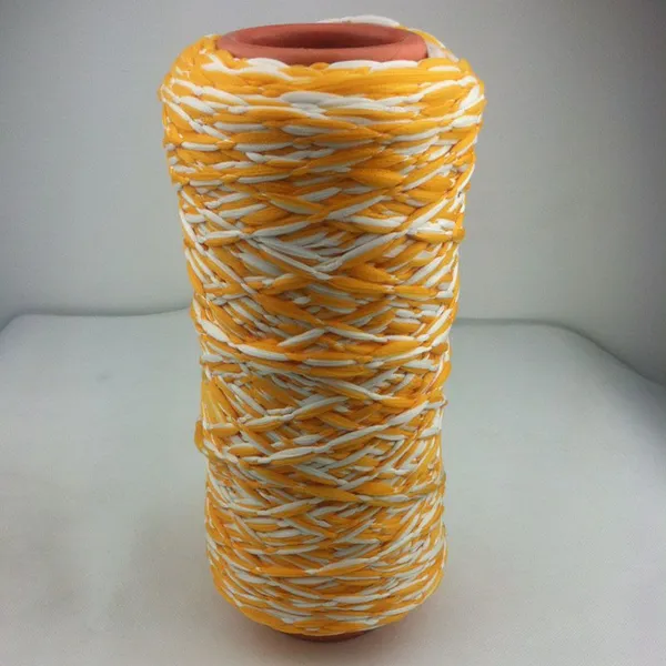Factory Multi-color Mixed Microfiber Cotton Mop Yarn Orange and White Mixed Color Mop Yarn