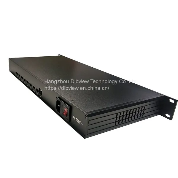 DIBVIEWOLO OTV-HE08 1U Rack HEVC H.265 H.264 HDMI Video Stream Encoder For Live HD IPTV 8 Channels SRT RTMPs Facebook Youtube photo-4