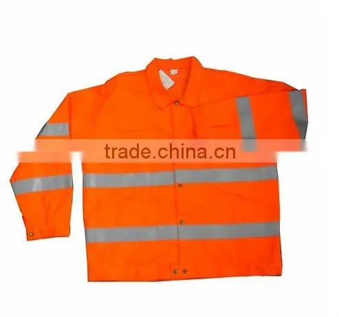 High Visibility Jacket With Reflective Trim