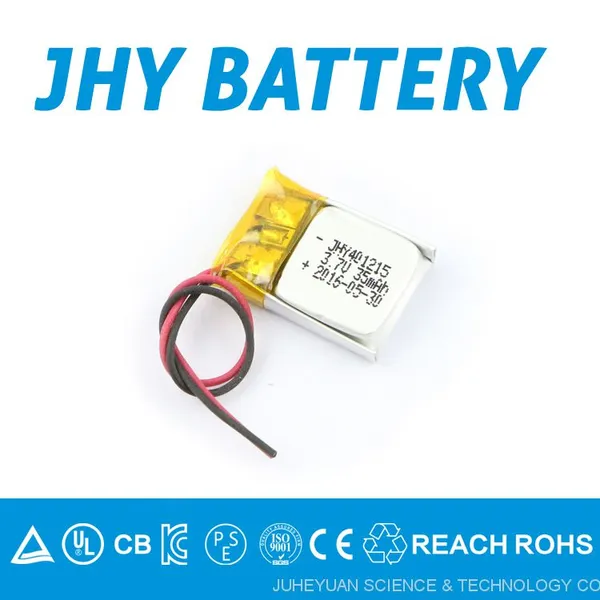 Rechargeable Lithium Battery 3.7v 35mAh for Tablet PC Lithium Ion Battery Manufacturers