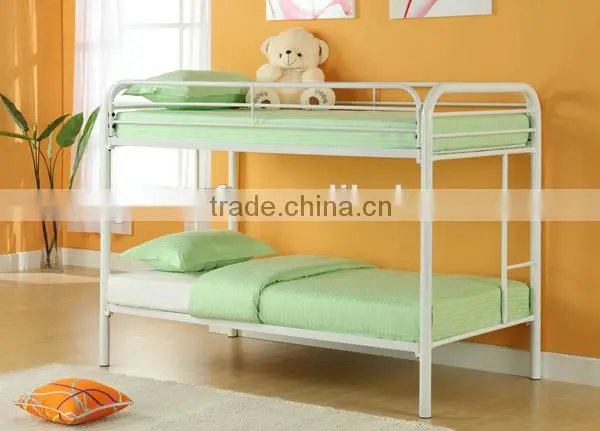 Morden Design Beige Color Iron Bunk Bed