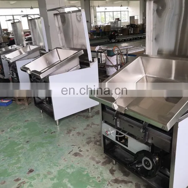 Free Standing Stainless Steel Industrial Gas Tilting Braising Pan With Capacity 80L photo-4