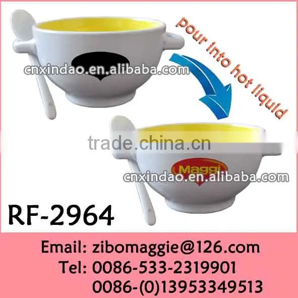 Wholesale 11oz Can Shape Ceramic Smile Face Designed Color Changing Mug & Magic Cup photo-5