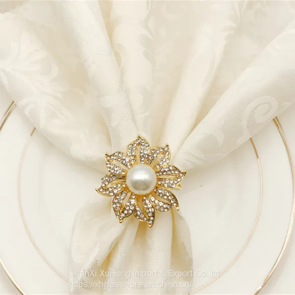 Wedding Napkin Rings Snowflake Metal Napkin Holder Silver Xmas Napkin Buckle for Holiday Party Dinner photo-3