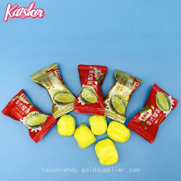 High Quality Chewy Semi-soft Durian Milk Candy photo-3