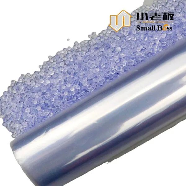 SMALL BOSS High Transparent Rigid Pvc Shrink Film Compound Granules for Shrink Film IC Tubes Label Strips PVC Pellets