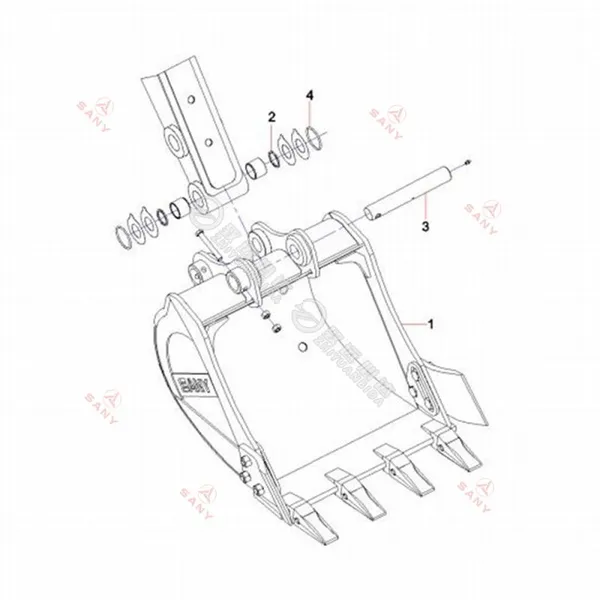 SANY SY60C Parts Diagram Genuine & OEM Excavator Spare Parts Supplier Fast Delivery in 3-7 Days photo-4