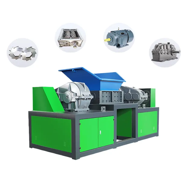 Stainless Steel Double Shaft Shredder for Medical Waste Treatment