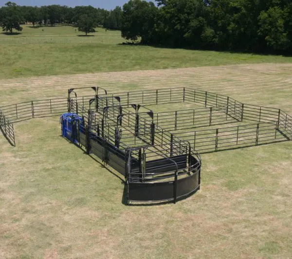 Hot Dip Galvanized Steel Horse Fence With PVC and Wood Frames Heat Treated for Farms Gardens Security 3D Modeling Available photo-2