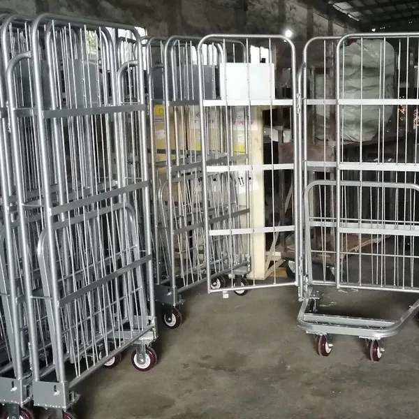 Stainless Steel Logistics Trolley for Pharmaceutical Cleanroom Use photo-4