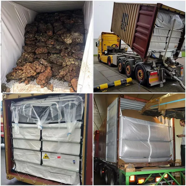 Reinforced Container Liner Bag With 4-Ply Construction for Abrasive Materials