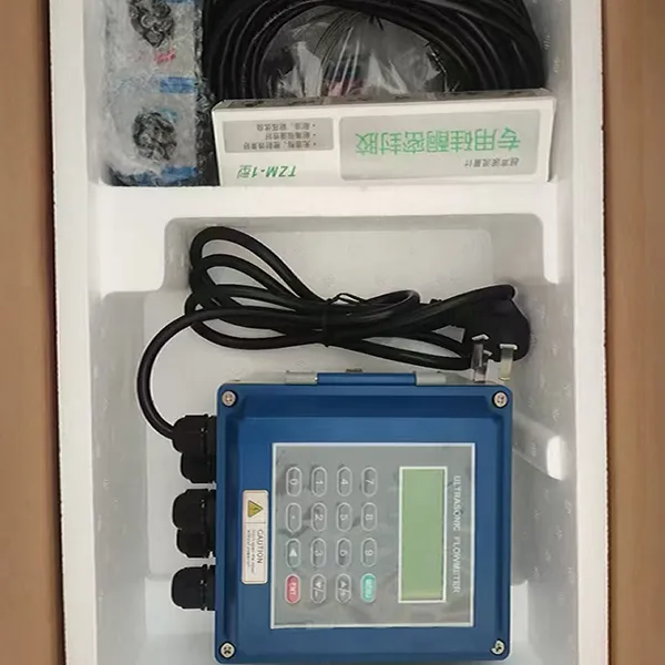 The External Clamp-on Ultrasonic Flowmeter BOS-3000B Wall-mounted Main Unit Can be Powered by 220V or 24VDC as an Option photo-2