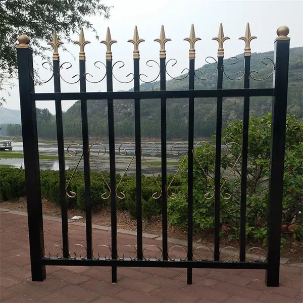 Galvanized Wrought Iron Ornamental Fencing for Garden Decoration and Metal Edging photo-5