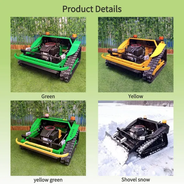 Hillsides Vegetation Control Self Propelled Cordless Tracked Mowing Machine Factory Direct Sales Low Price Buy Online CE photo-2