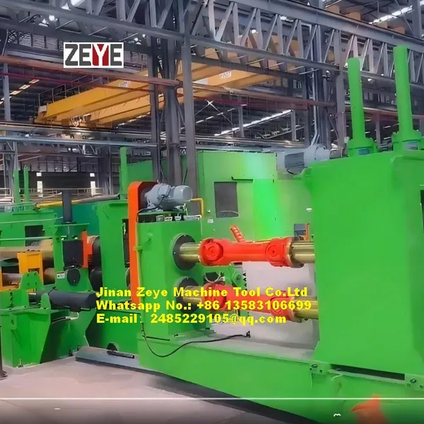 Overseas Customer Site Visit: ZEYE Stable Running Ultra-Thin Cold Rolled Steel Slitting Line, for Malaysia Customer photo-2