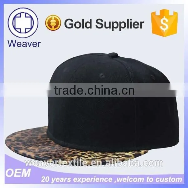 Custom Coll Flat Short Snakeskin Fabric Brm Cap Hats for Wholesale photo-3