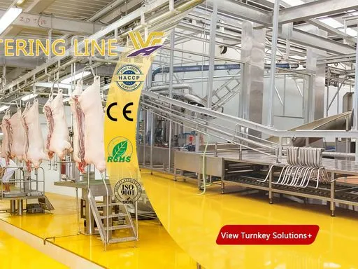 Complete Automatic Pig Slaughtering Line Hog Abattoir Processing Plant Turnkey Project With 3D Design Meat Processing Machinery photo-2