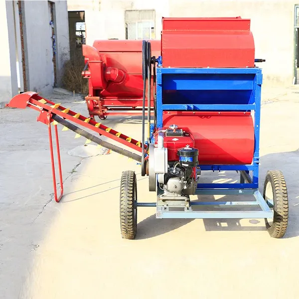 MO-Qdmdch Peanut Picker Thresher Machine 5.5KW 98% Clean Picking Rate GW036 Dry Wet Stem Portable Farm Harvester Equipment
