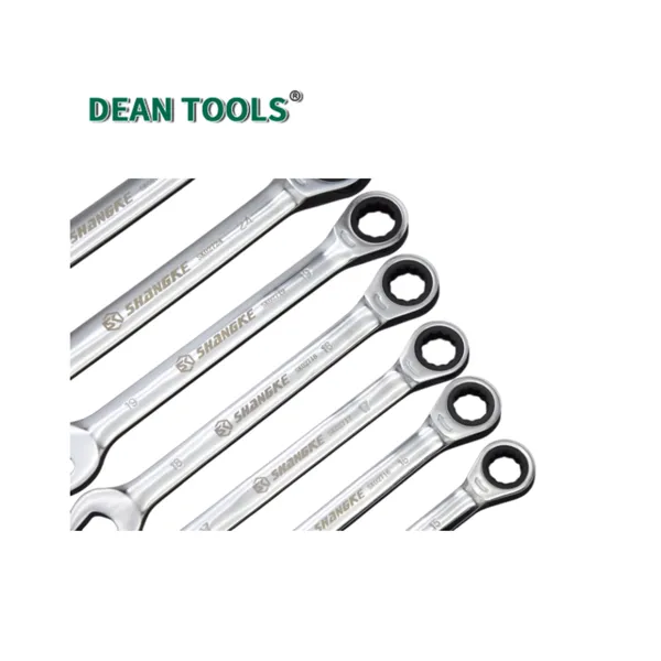 Shangke Tools Ratschen-Kombinationsschlüssel, Kombinierte Ratschen-Design, Kombination aus offener Spitze und Ratschen-Buchspitze photo-5