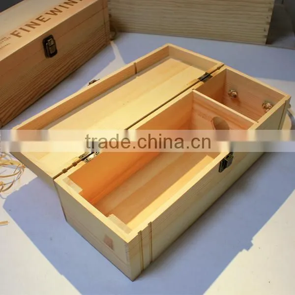 Hot New Products for 2015 Wooden Single Wine Glass Box photo-2