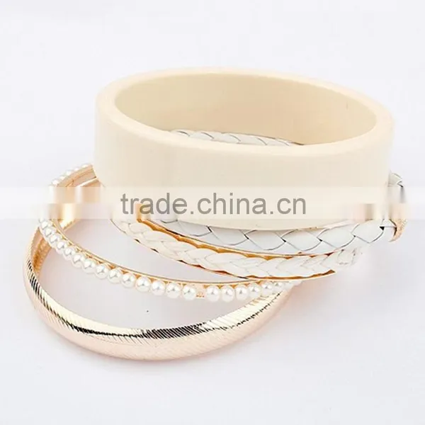 Fashion Trends Jewellery Candy Colorful Charms Bangles And Bracelets Set Quality Choice photo-5