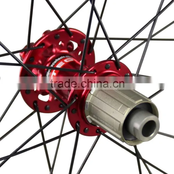 2016 New Carbon Beadless Wheelset 50mm Wide 650b+ Carbon Wheels for 27.5 Plus Bikes Tubeless Compatible Quality Choice photo-3