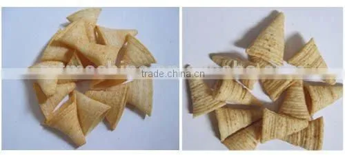 Extruded Fried Snack Food 3D Flour Bugles Chips Making Machine photo-6