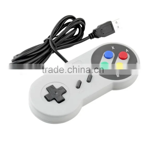 Classic USB Controller PC Controllers Gamepad Joypad Joystick Replacement for Super Nintendo SF for SNES Windows MAC photo-5