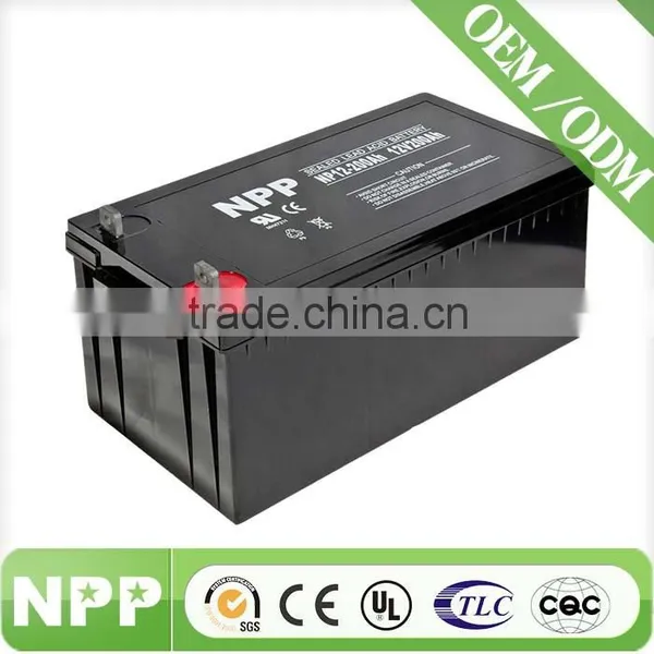 Made in China Mainence Free Battery Vrla Lead Acid Battery Ups Battery 12v 200ah photo-2