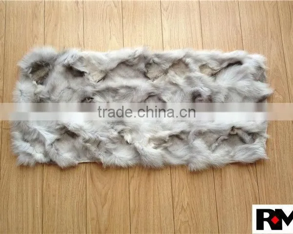 100% Genuine Scrap Fox Fur Plates for Cushion