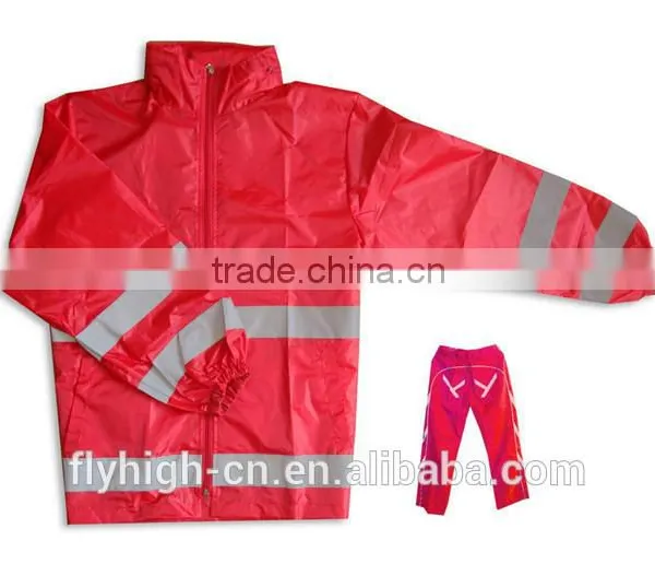 Factory Price Custom Waterproof Safety Raincoat photo-2