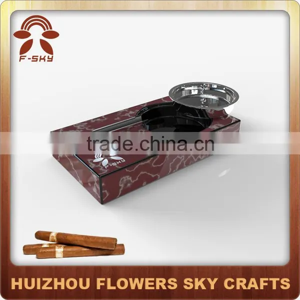 Retangle Wood Made Premium Cigar Ashtray for Cigars photo-3