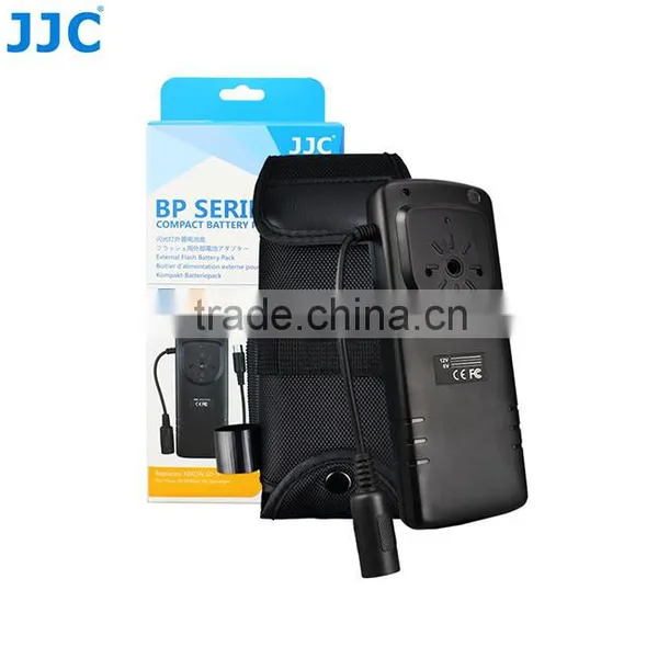 JJC with 1/4-20" screw External Battery Box Speedlite Flash Flashgun Flash Power Battery Pack for Nikon SB-910 SB-900 SB-500