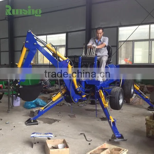 Mini Excavator 13 Horse Power Manufacturer Direct Factory Mini Towable Backhoe With Engine photo-2