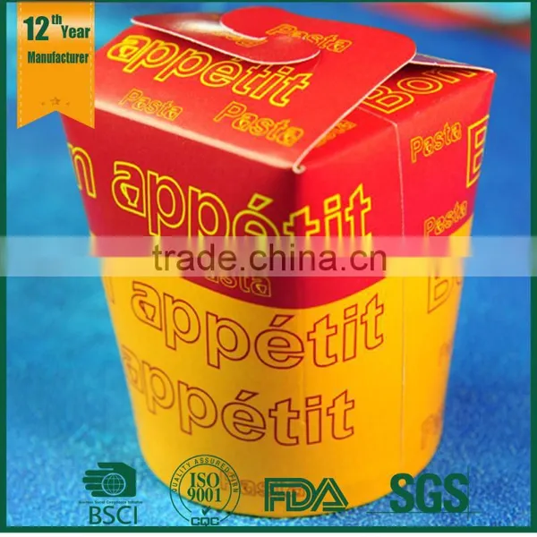 Round Paper Box,recycled Paper Take Out Box,fast Food Box With Handle photo-3