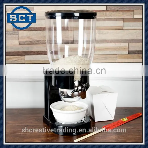 Single Cereal Dispenser Dry Cereal Kitchen Food Snack Storage Dispenser photo-5