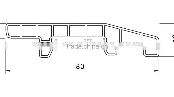 80 Pvc Skirting Line Use for Bottom of Wall Decoration photo-2