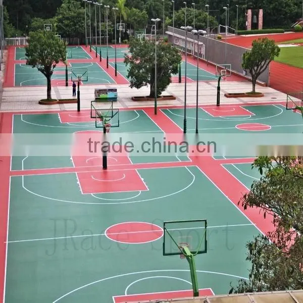 Skid Resistance si pu Standard Basketball Court photo-2