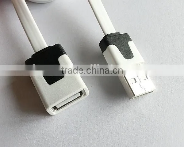 Factory Wholesale Dual Color USB Male to Female Cable photo-5