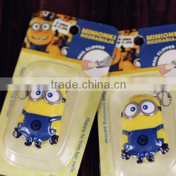 The Popular and Portable Cute Minions Nail Clipper With Blister Card/Mini Cartoon Nail Clipper For Kids/As Gifts photo-4