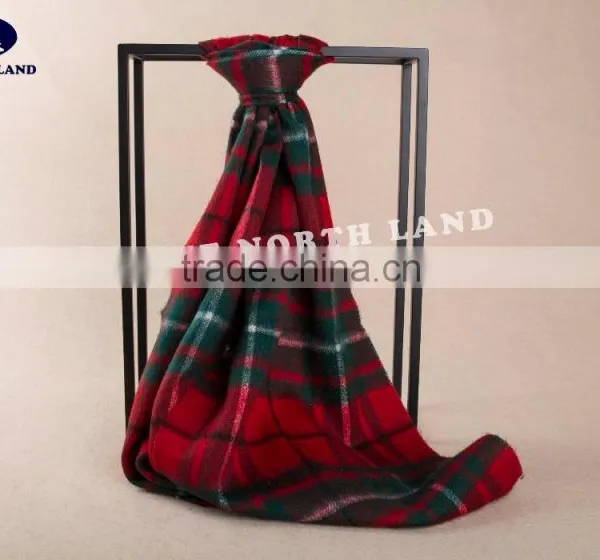 Wholesale Cheap Wool RedTartan Scarf WCS14112218