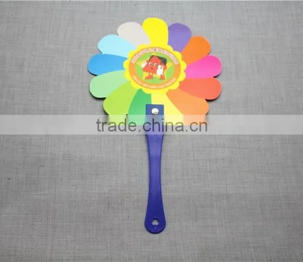 Cute Bear Design Souvenir Hand Fan Kids Hand Fan Advertising Plastic Fan photo-6
