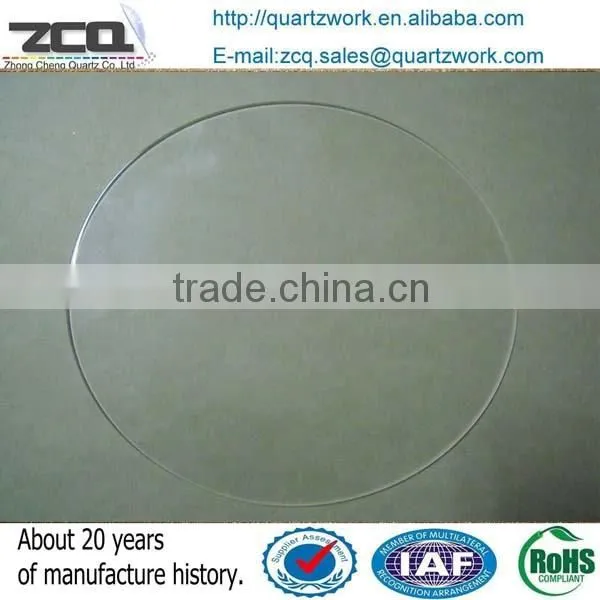 Beijing Glass Factory Circular Or Rectangle Thin Quartz Glass Sheet photo-6