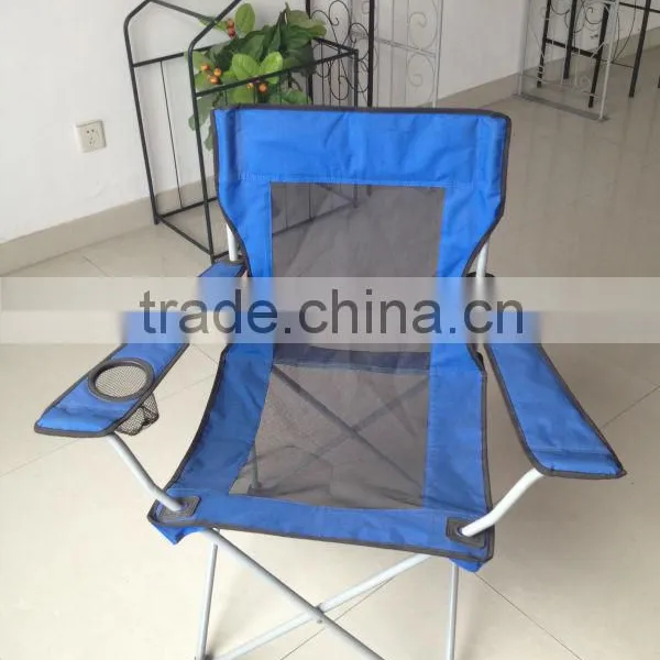 Handy Carry Ployester Outdoor Folding Chair With Drink Holder photo-3