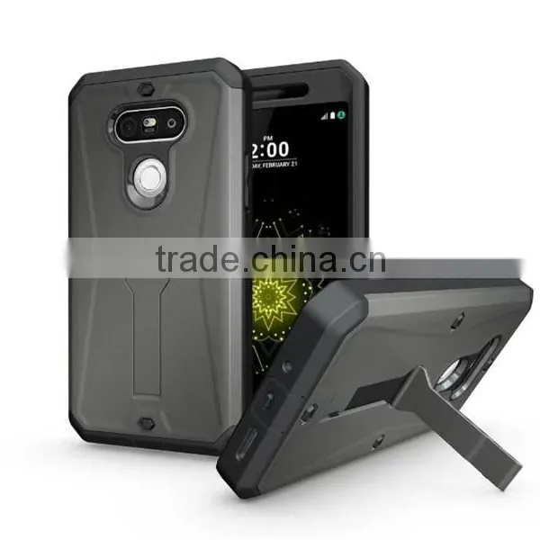 High Quality Kickstand Hybrid Robot Cell Phone Case For LG G5 photo-5
