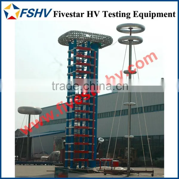 HV Impulse Voltage Testing System Marx Generator for Lightning Switching Chopping Impulse Test