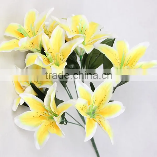Artificial Lily Type and Oriental Lily Variety Silk Flowers photo-5