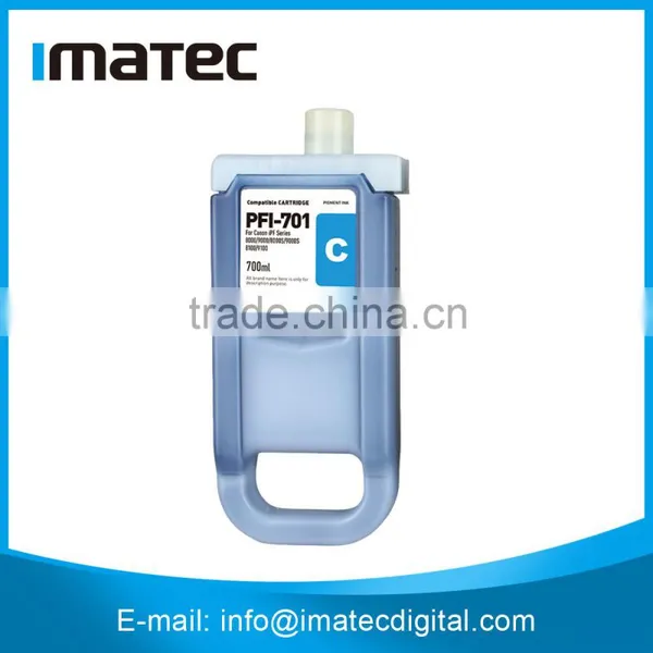 Top Replacement Solution Pigment IPF8000 Ink Cartridge PFI-701 700ML Plug and Play photo-2