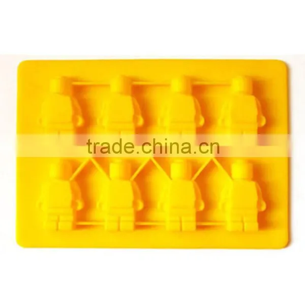 Silicone Minifigure Sweet Candy Tray Bricks Figures Ice Cube Mold Silicon Chocolate Mould photo-6