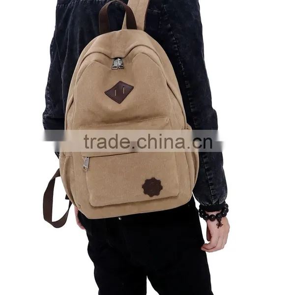 New Stylish Backpack Vintage Canvas School Backpack Laptop Backpack
